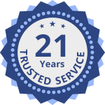 21 años de servicio confiable