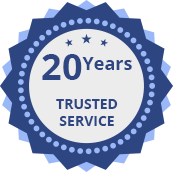 20 Years Trusted Service