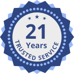 21 Years Trusted Service